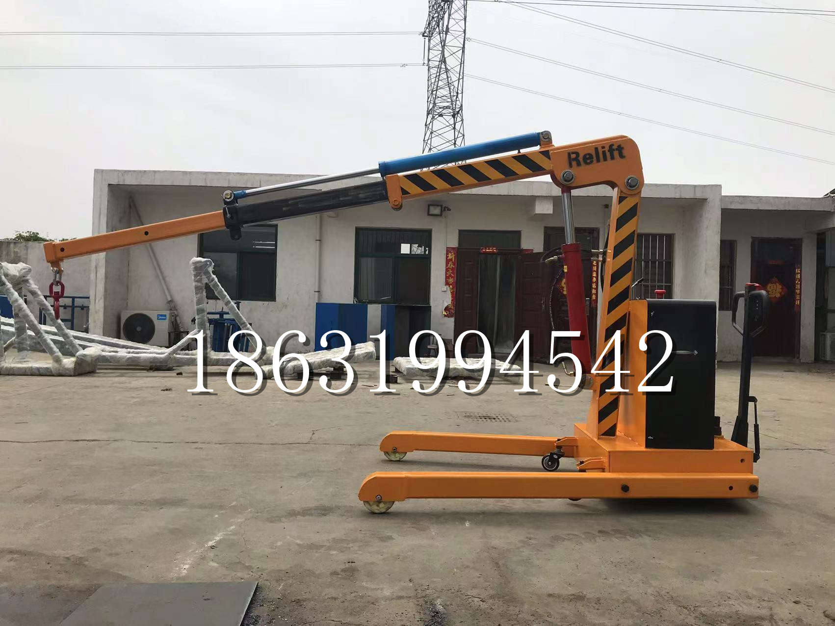 沁水县久征定做3吨三轮随车吊 农用园林绿化移树吊 平板工程用小吊机