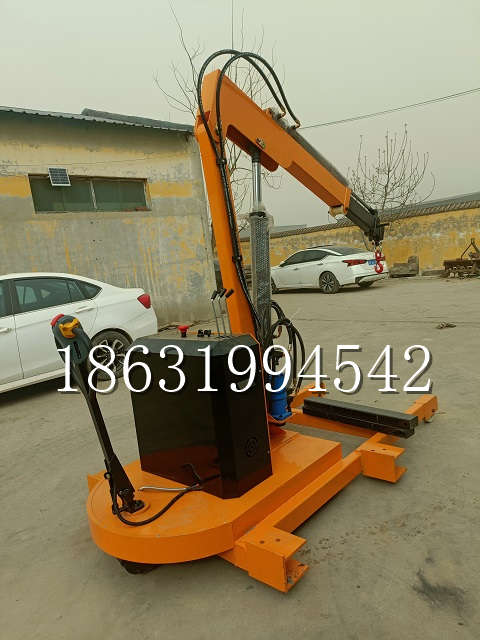 沁水县自卸车厢随车吊 自制轮式四不像起重机 四驱平板吊 5吨 贵盛